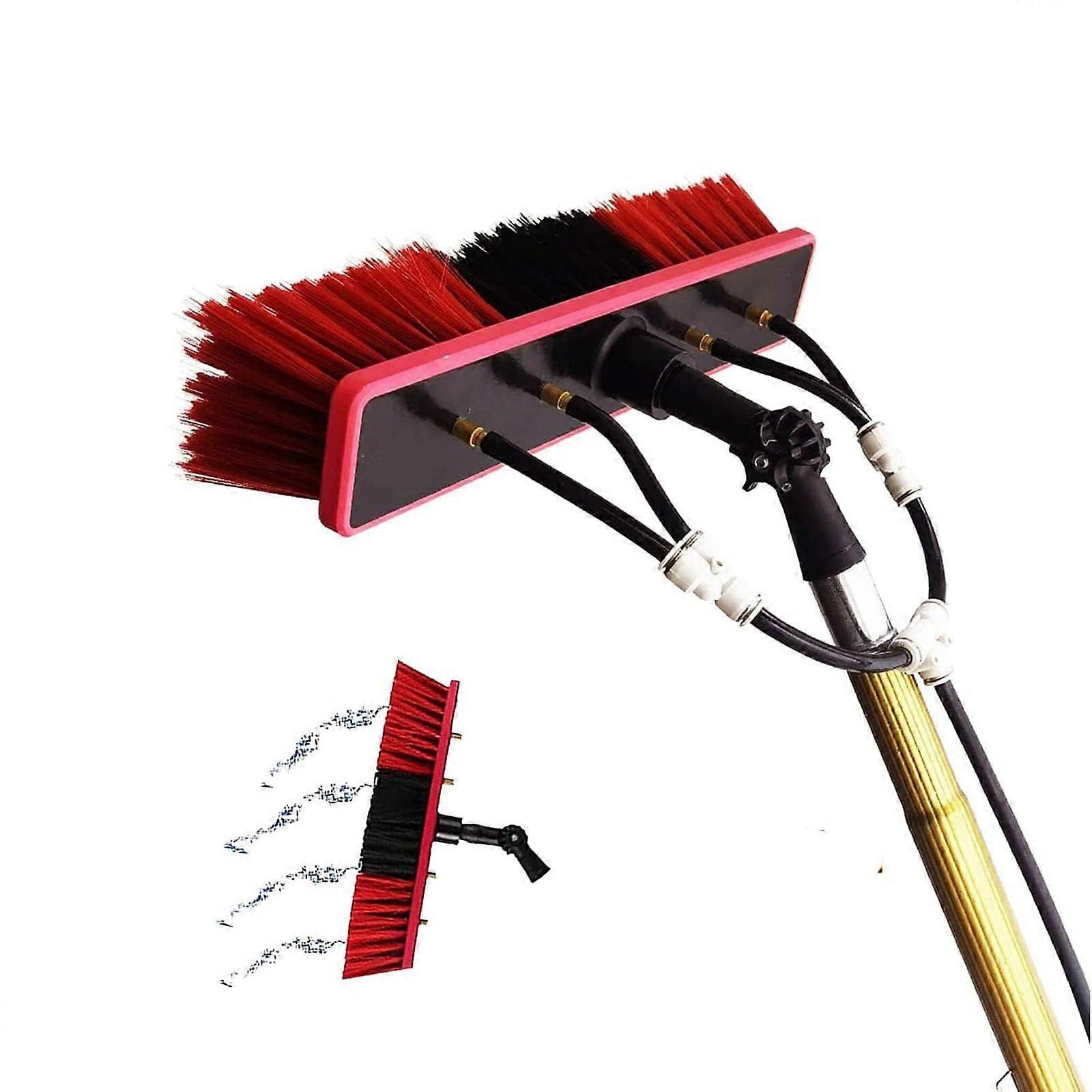 Professional Window Cleaning Kit with Extendable Pole and MultiSurface Brush for  Windows