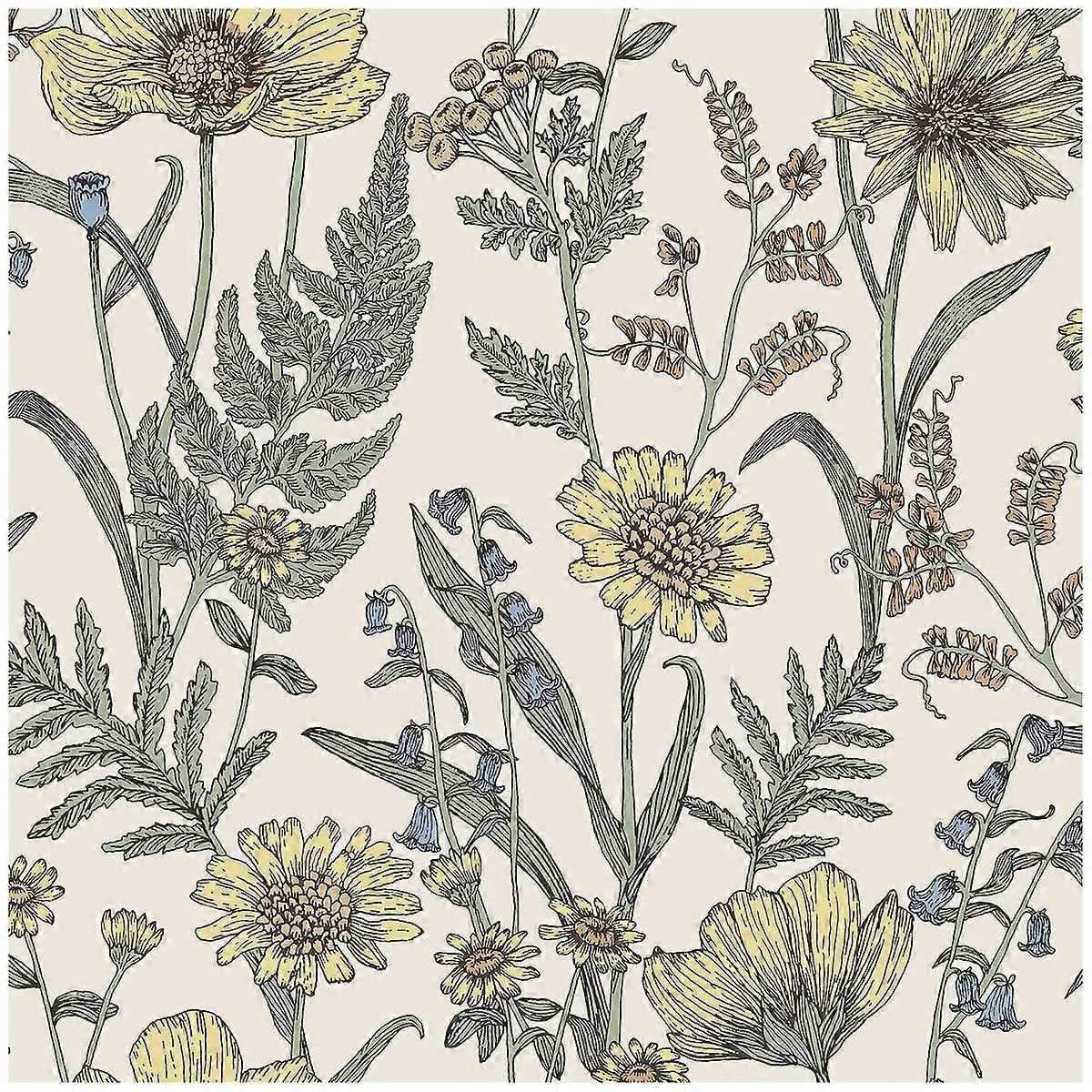 Wild Meadow Forest Natural Wallpaper