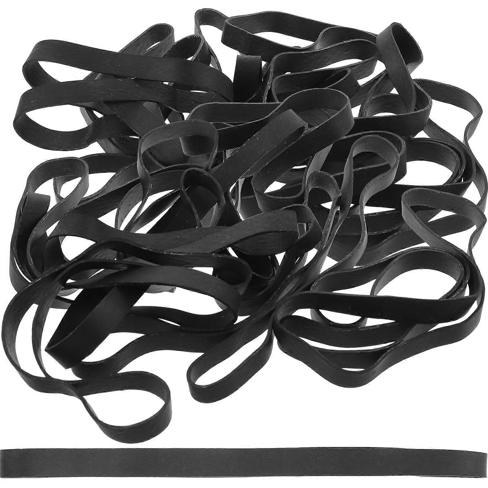 Black Multi-Function Elastic Rubber Bands Binding Belt for Industrial Supply 1Set