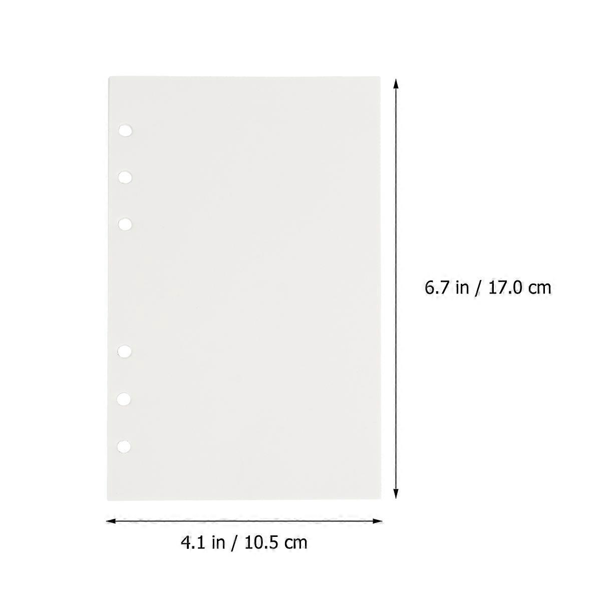Refill Paper for Notebook 320 Sheets A6 Empty Loose-Leaf Replacement Core