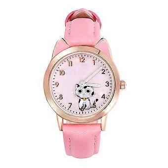 Girls Watch Quartz Watch for Kids 1Pcs Pink Luminous Decorative Strap