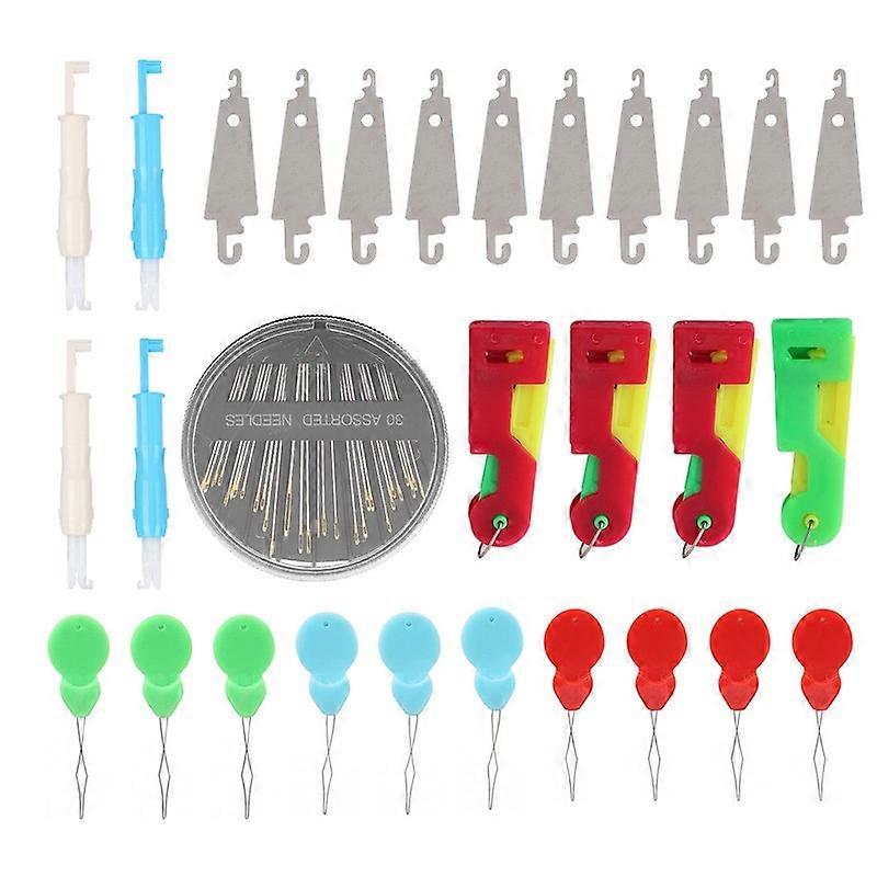 Hand Tool Sewing Household DIY Set Needle Automatic Threader Elderly