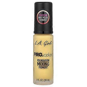 L.A. Girl, PRO.color Foundation Mixing Pigment, GLM712 Yellow, 1 fl oz (30 ml), 2-Pack