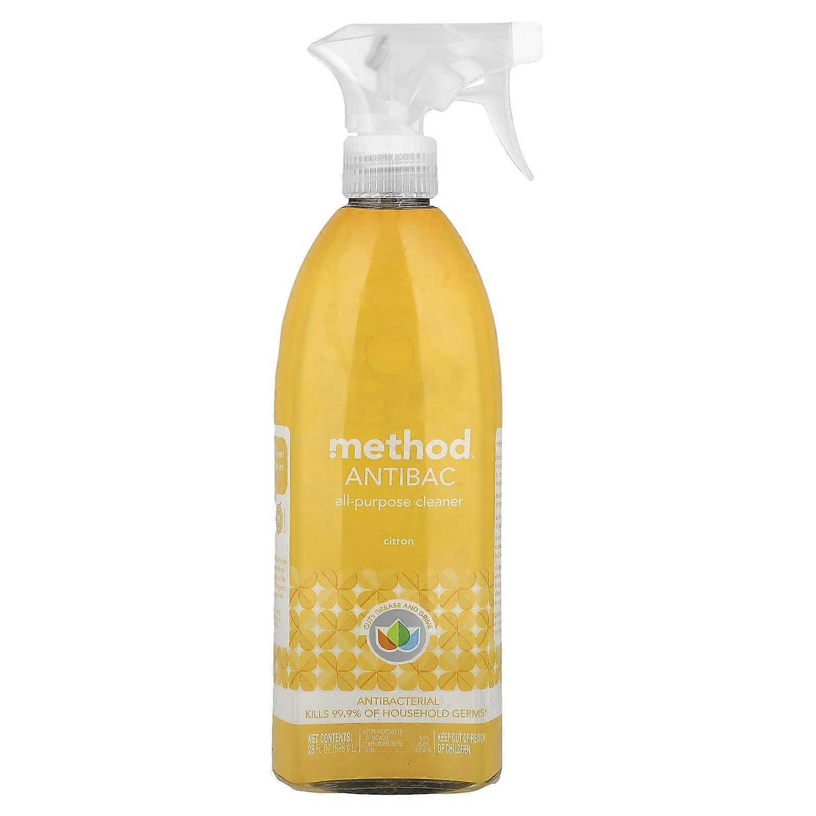 Method, AntiBac, All-Purpose Cleaner, Citron, 28 fl oz (828 ml), 3-Pack