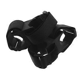 2pcs Bike Light Mount - Adjustable Flashlight Holder - Hook-and-Loop Strap Clamp for 22mm Bicycle Handlebars - Flashlight Mount for Road and Mountain 