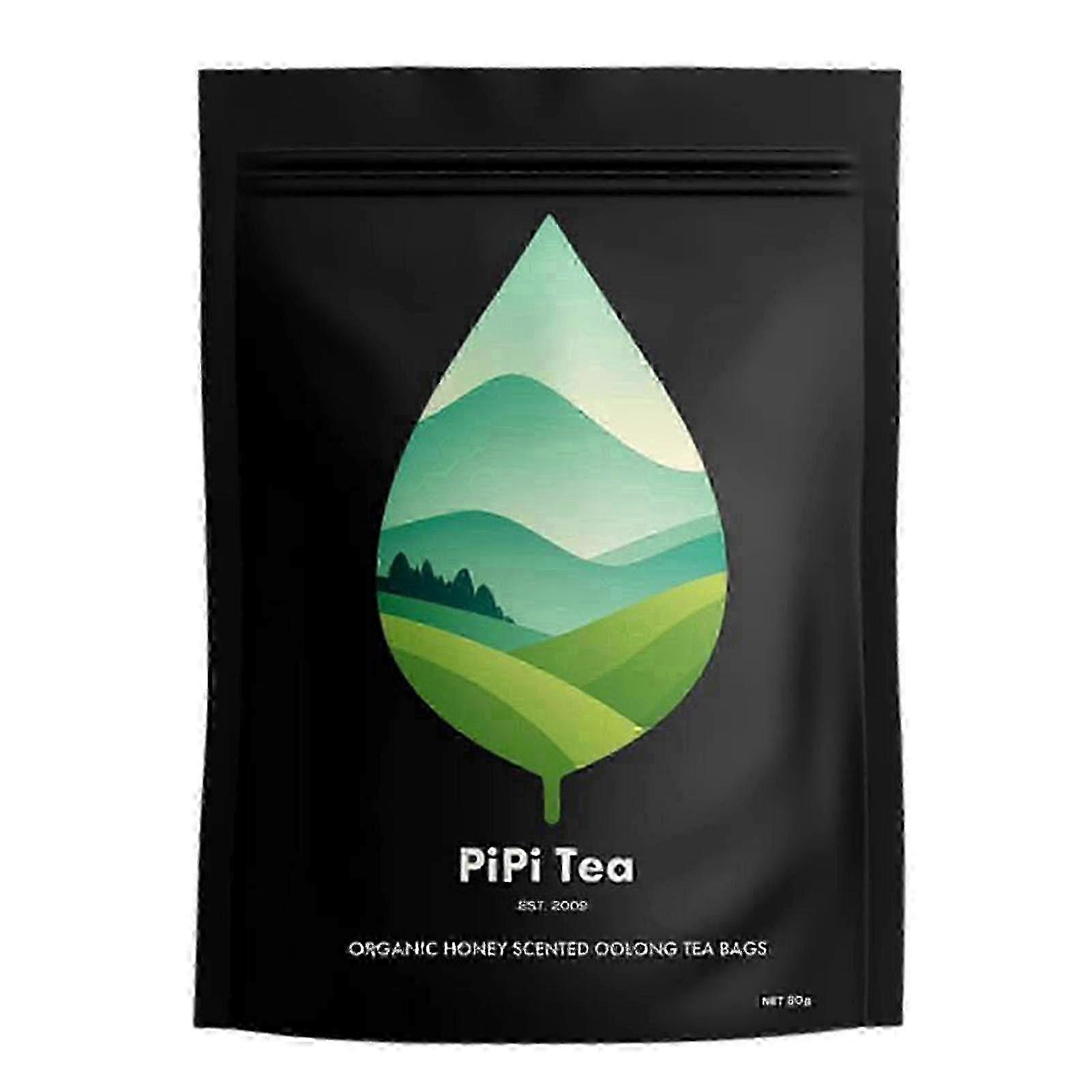 Organic Honey Scented Oolong Tea Bags - PiPi Tea, Aids Digestion & Boosts Metabolism for Men & Women_cdb4