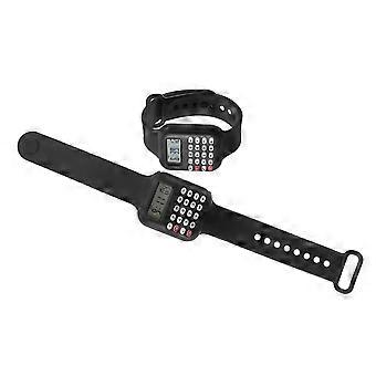 Children Electronic Calculator Wrist Watch Calculation Watch 2Pcs Black