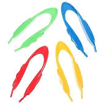4Pcs crianças pinças para habilidades motoras finas contas de plástico pinça Bugs Catcher Tools