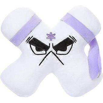 Stuffed Animal Toy Alphabet Soft Toys for Girls Alphabet A Cuddly Toy for Boys Girls Birthday Present Christmas Plushies Toy Age 3+(Colour Name: X)