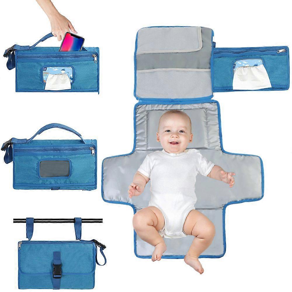 Portable Diaper Changing Pad -Grey