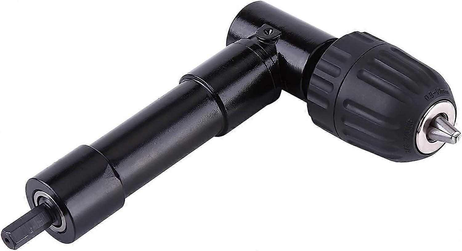 Self-Tightening 90 Right Angle Chuck Adapter for Drill, Driver