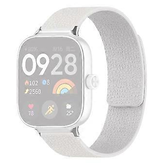 Correa de silicona para Xiaomi Redmi Watch 5 / Watch 4 / Smart Band 9 Pro / 8 Pro Correa magnética con textura de litchi