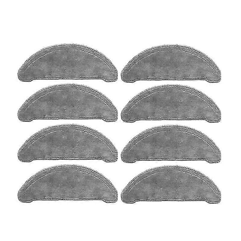8pcs Replaceable Mop Cloths For Roidmi Eve Plus Robot Vacuum Cleaner