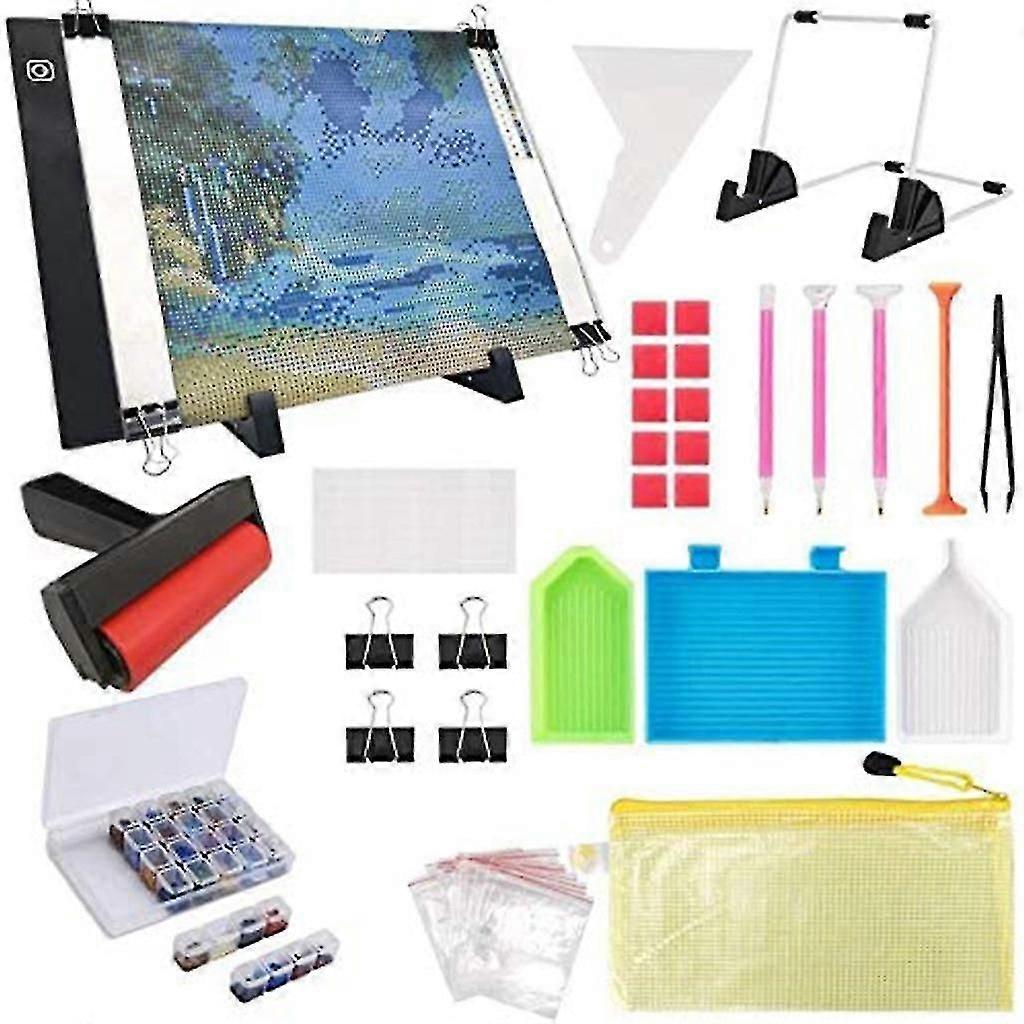 133pcs A4 Led Light Pad Kit,diy Dimmable Light Brightness Board