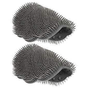 Back Scrubber Shower Body Exfoliator with Foot Massager 6Pcs
