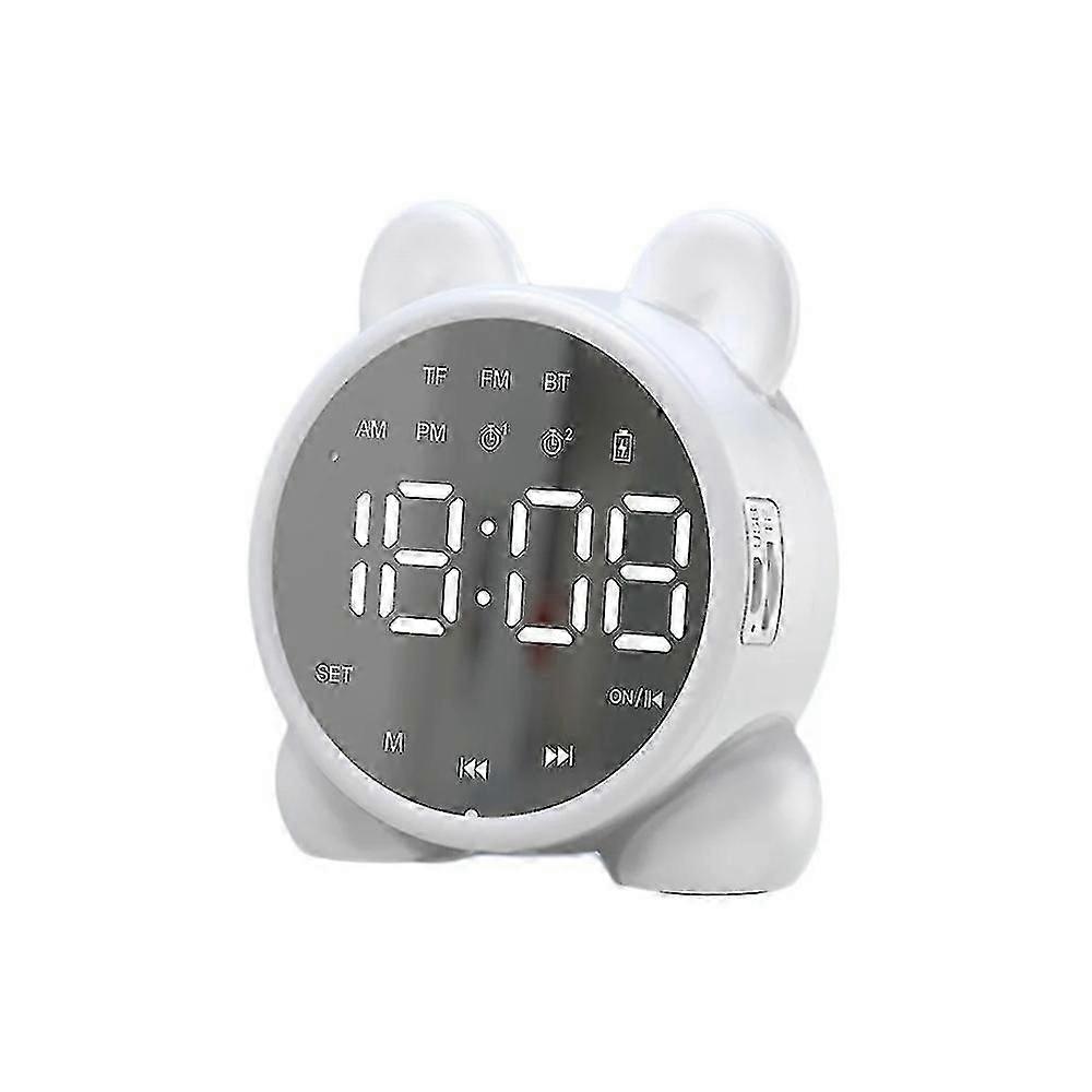 Bluetooth mirror children's clock, cute cat