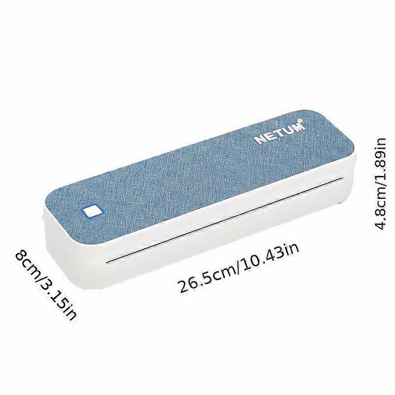 A4 Portable Thermal Printer, Compact Mobile Receipt Invoice Report Printer Compatible with Computer Smartphone Tablet via Bluetooth USB