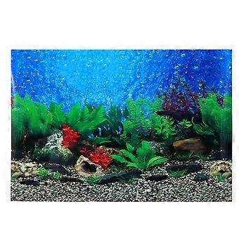 3D Aquarium Sticker for Decoration Fish Tank Background