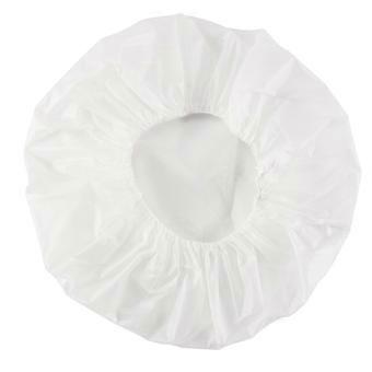 1Pcs Household Waterproof Shower Cap, Swimming Shower Cap(White)