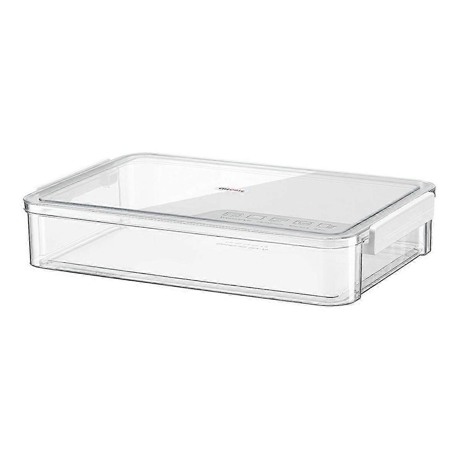 A4 Transparent Storage Box Portable Plastic Document White