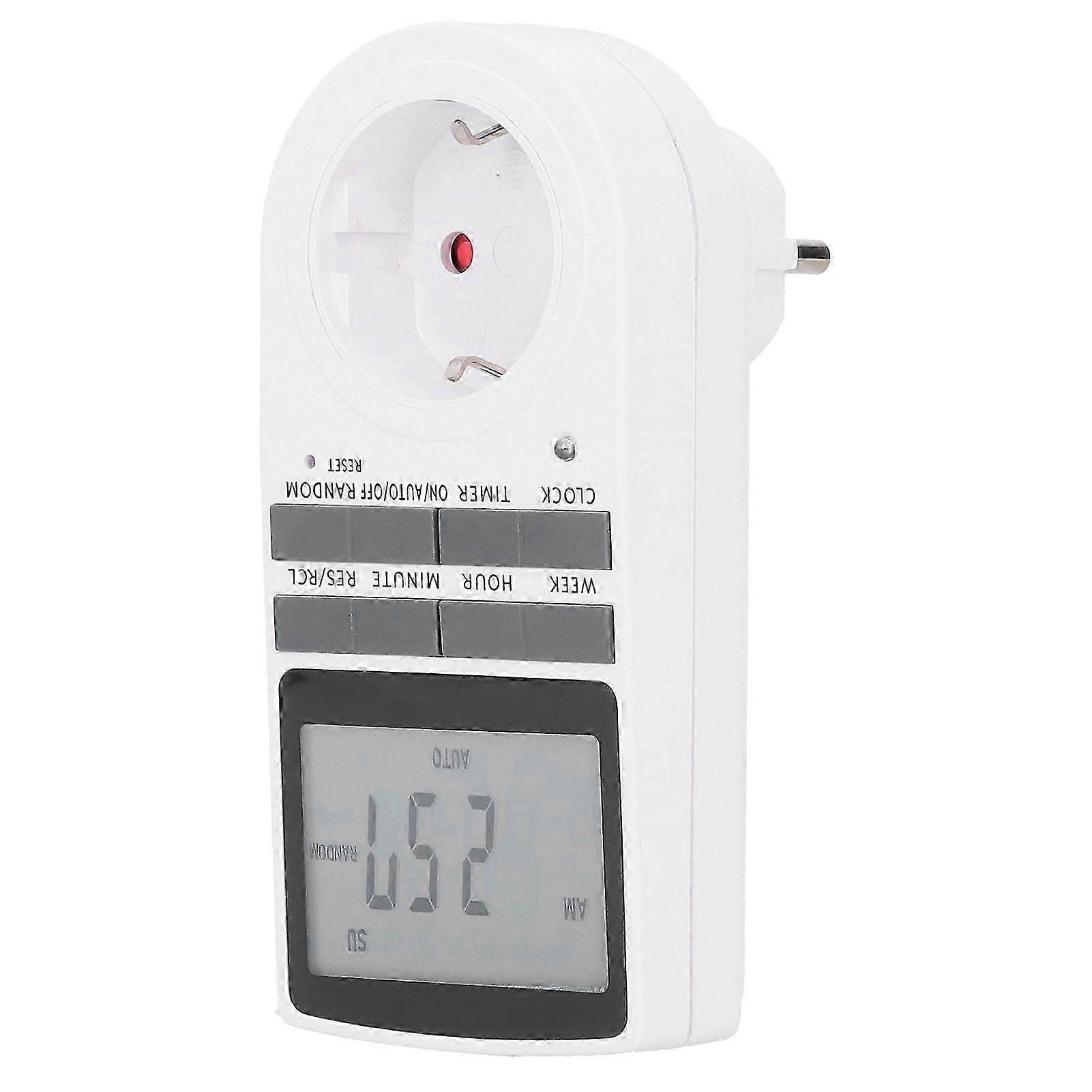 12/24 Hour LCD Display Timing Socket Plug Timer Switch Socket for Kitchen Appliance  240V