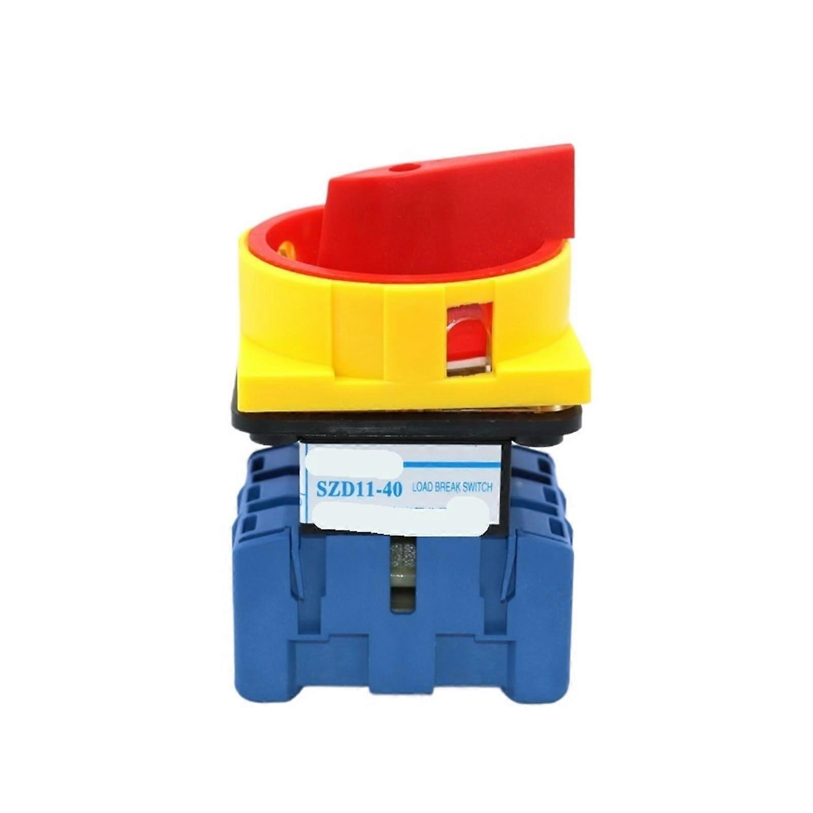 3 Pole 40A 660V Load Break Disconnect Switch with Padlockable Panel Mount for  Voltage Isolation