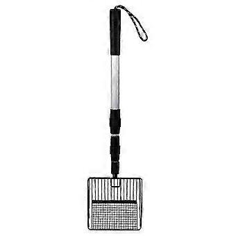 Rastrillo extensible para excrementos de gallina, pala para arena de gatos, accesorio para gallinero A