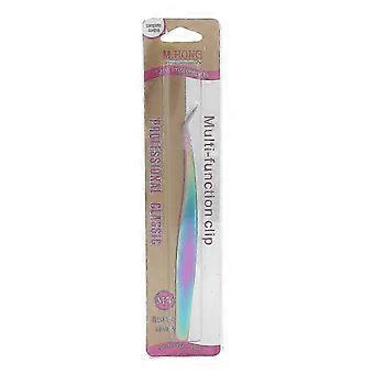 Curved Tip Eyelash Tweezers Stainless Steel Grafting Lash Extension Tweezer Nipper