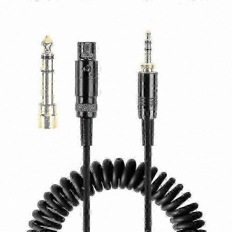 High-Quality Replacement Cable compatible with Studio Headphones with Spring Design o Wire