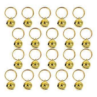 Copper Bells Cat Dog for Decor 20Pcs Metal Party Decoration