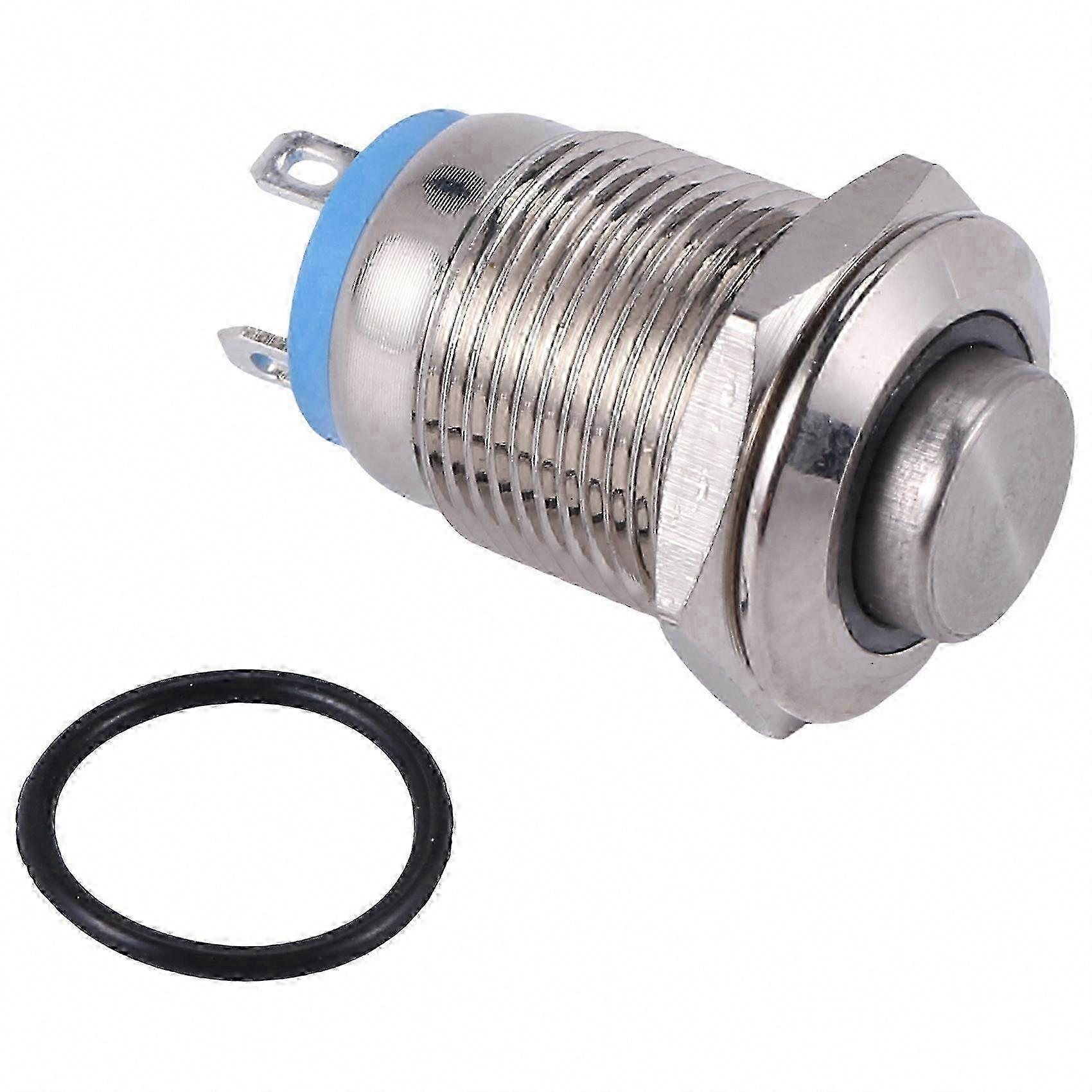 3V Push Button Switch Doorbell with Blue LED 12mm