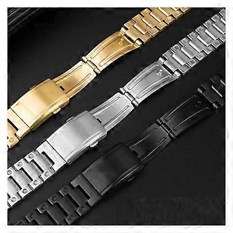 Metal Watch Band and Bezel Case Set for GSHOCK DW5600 5610 Series, Silver Stainless Steel Upgrade
