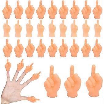 Mini Middle Fingers,30 Pcs Tiny Middle Finger Puppet, Miniature Small Hands, Mini Finger Hands Funny Hand Puppet For Game, Fun And Realistic De-wj2