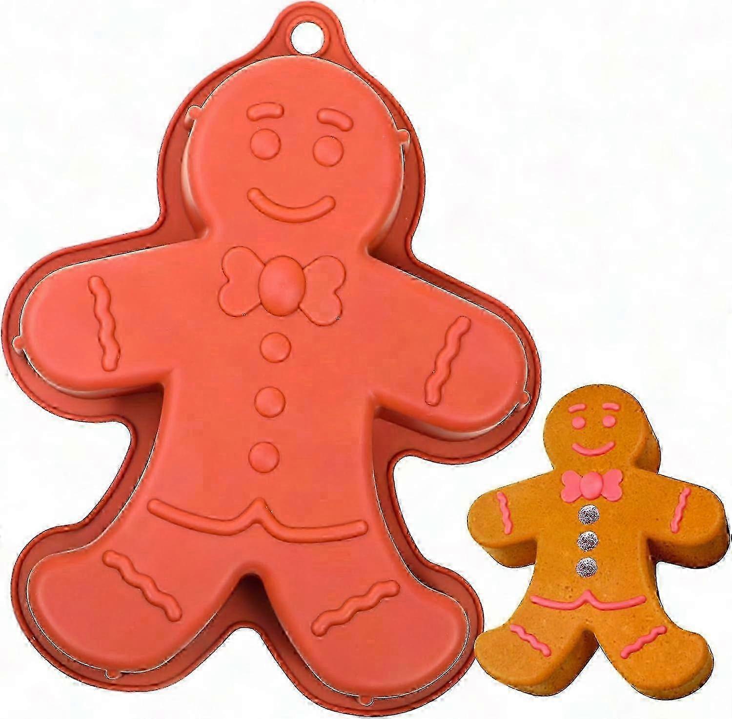 Extra-Large Gingerbread Man Silicone Pan