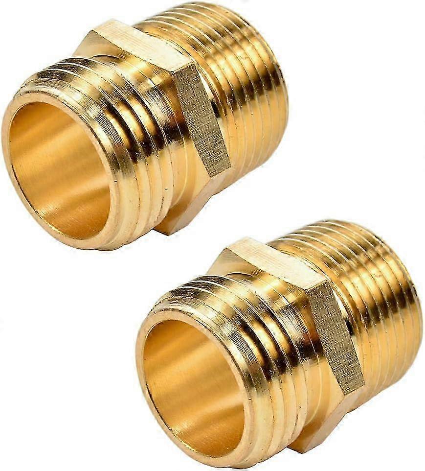 3/4" GHT til NPT messingadapter
