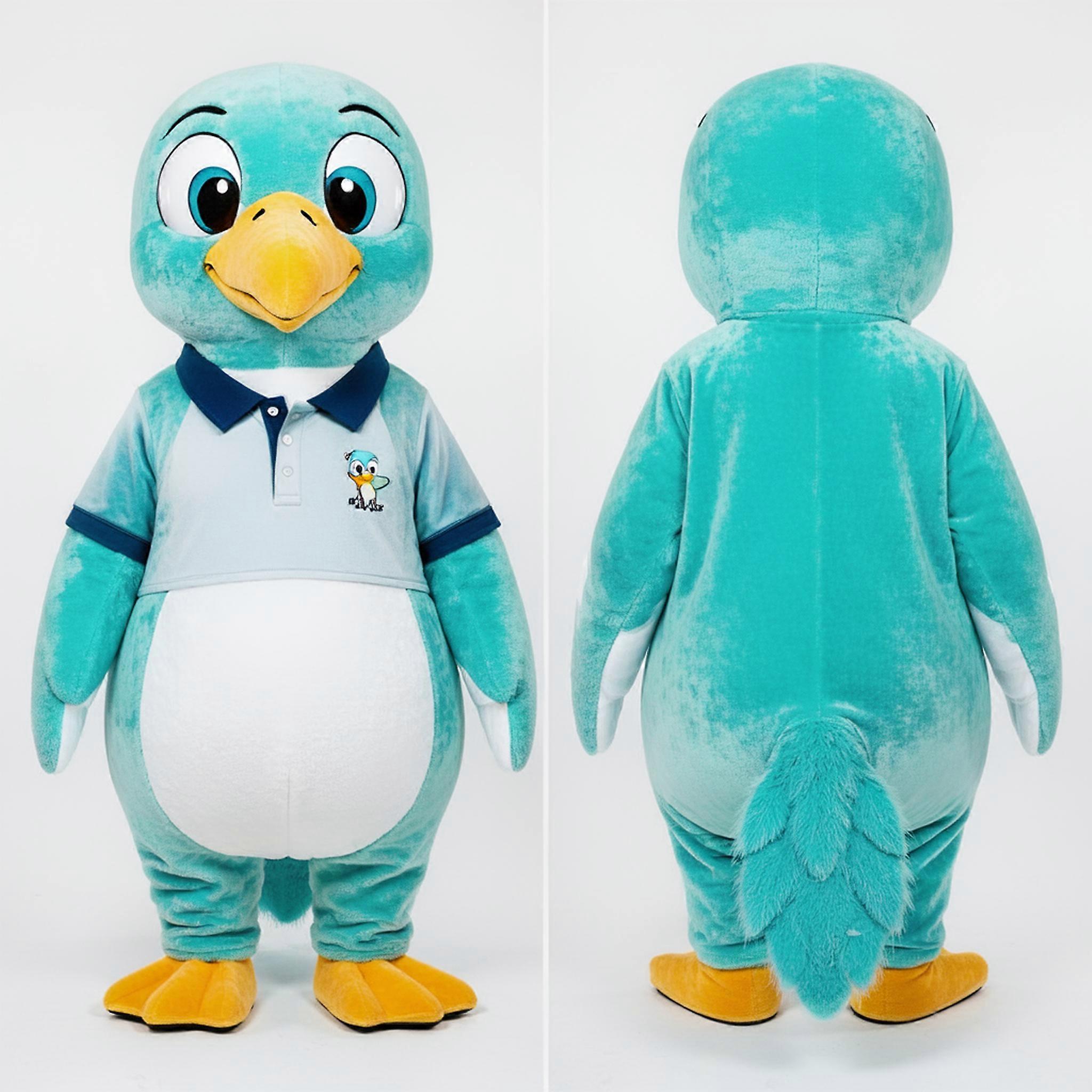MASTICOT Turquoise Feathered Albatross Mascot