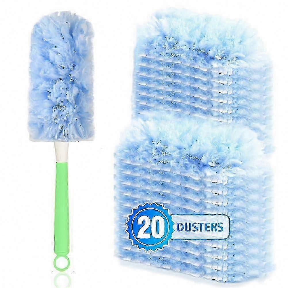 Electrostatic Duster, Dual-Sided Head, Static Dust Adsorption, Multi-Function Home Cleaning Kit