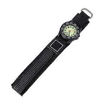 Boys Watches Waterproof Quartz Movement Casual Style Kids Sport Watch Black Stainless Steel 1Set