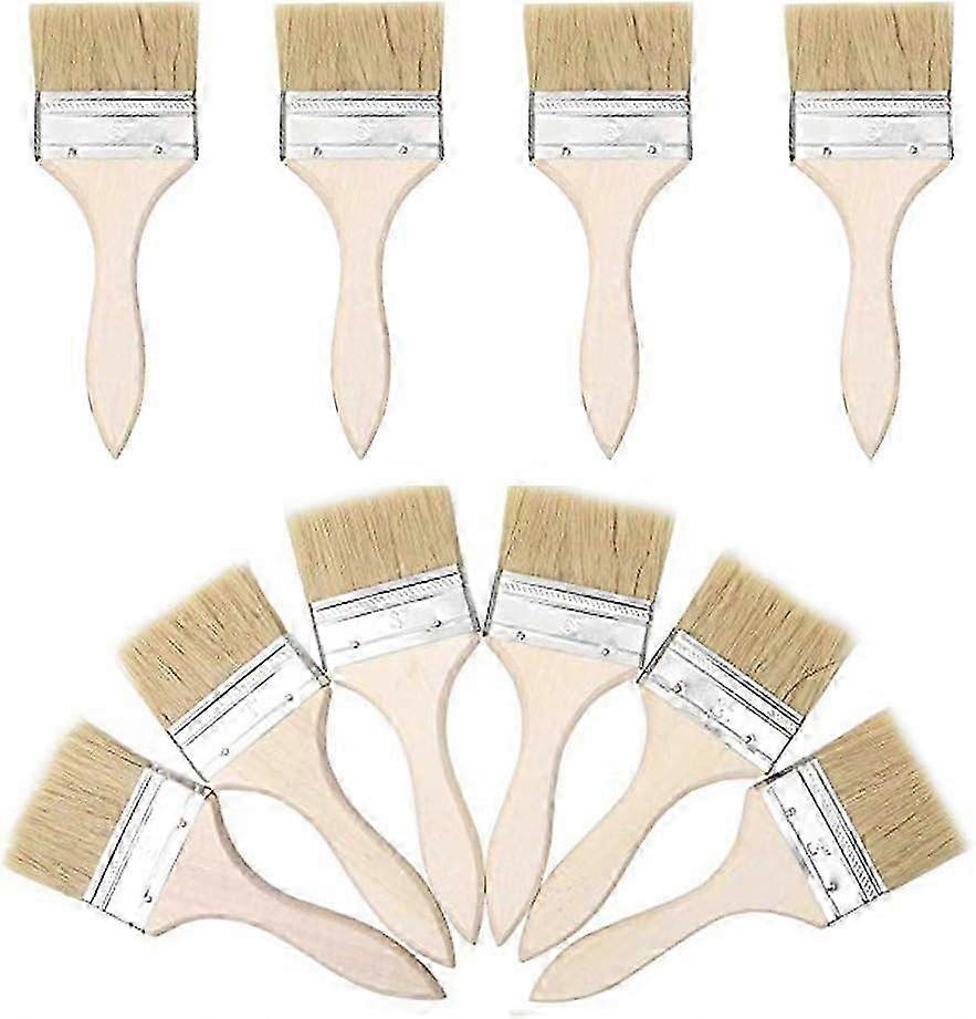 Flat Brush Set 10pc 3 Inch Width