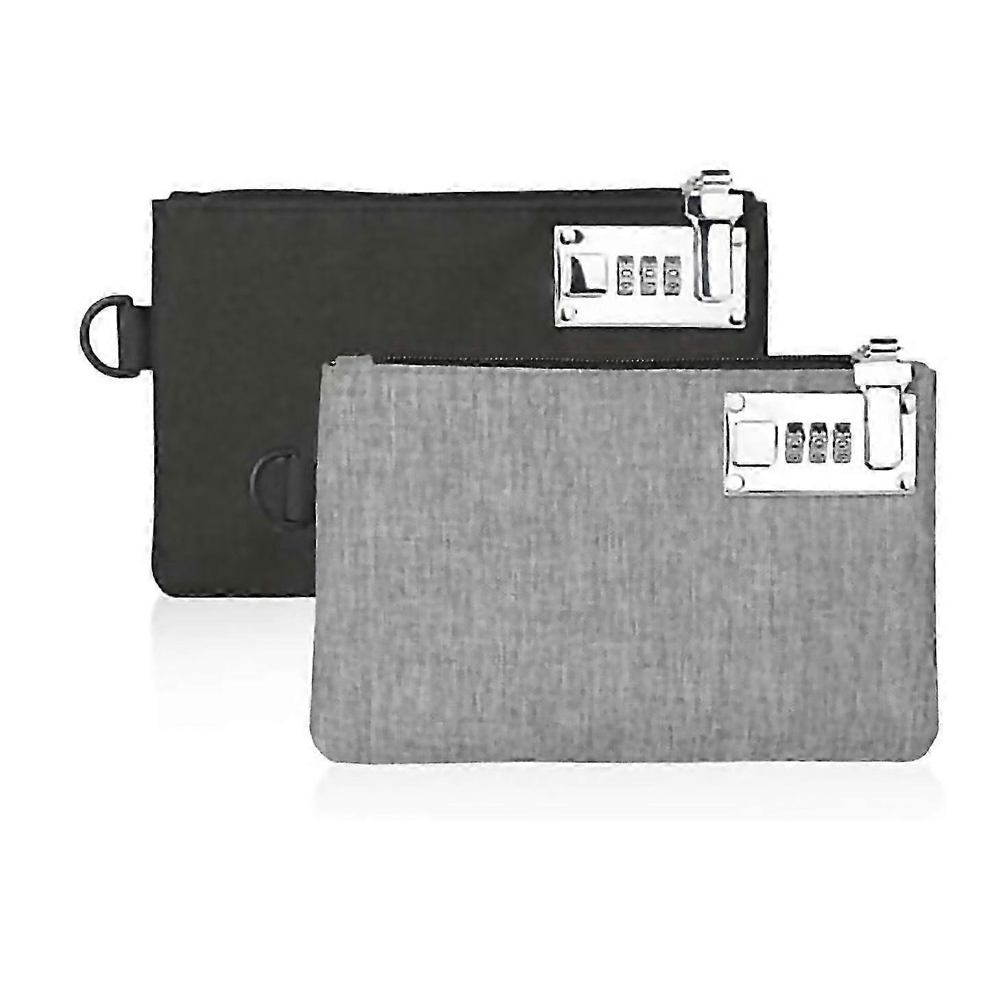 Combination-Lock Nylon Cash Pouch