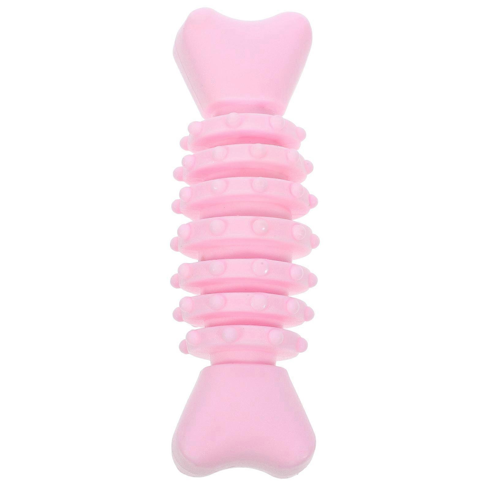 Interactive Dog Toy Chewer Bone Shape for Teeth Cleaning