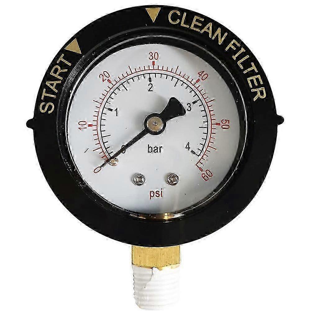 Lower Mount 2 Inch Pool Filter Pressure Gauge