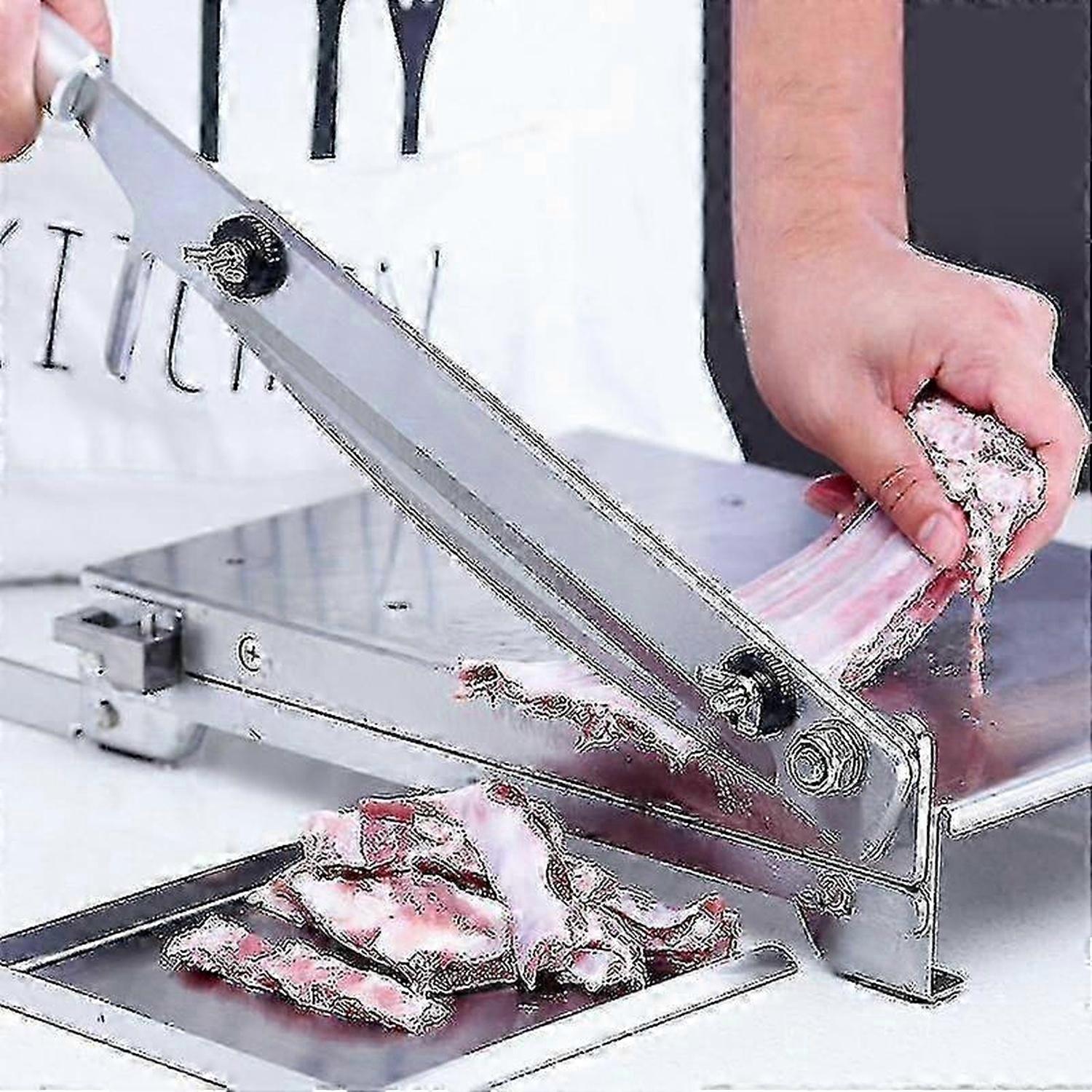 Compact Meat Slicer for Small Kitchens - Bone & Lamb Cutter