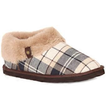 Barbour Eloise Tartan Bootie Slippers