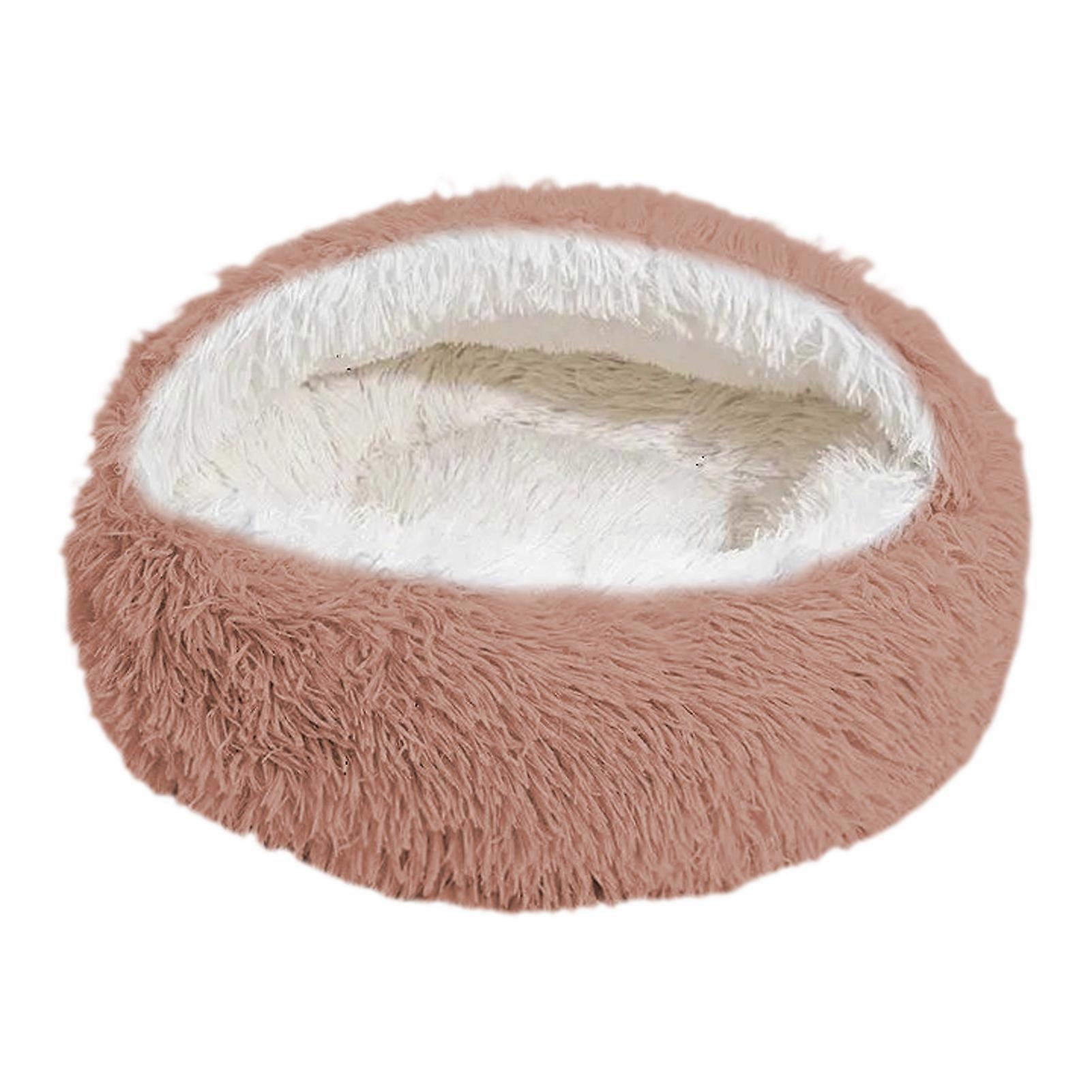 Semi Enclosed Plush Cat Nest
