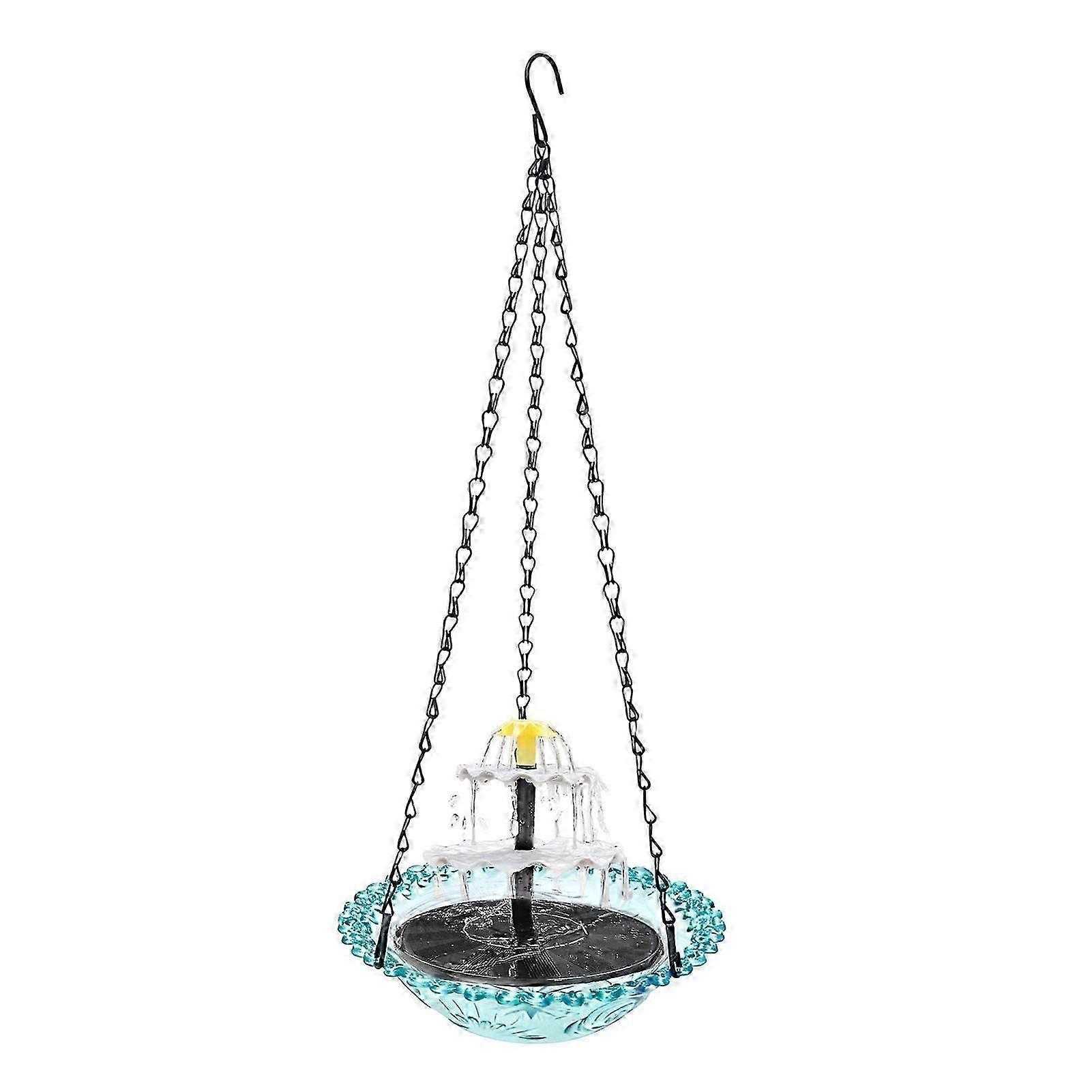 Solar 3-Tier Cascading Bird Bath