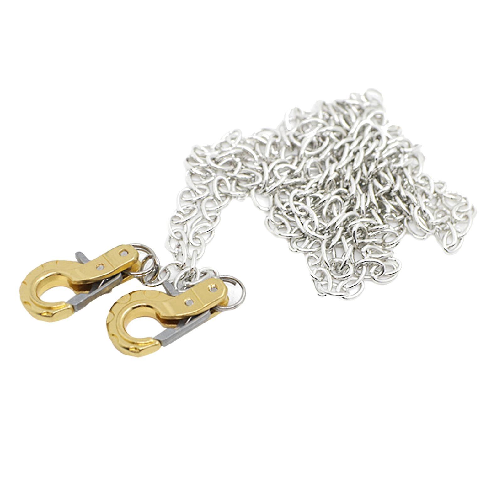 Metal Tow Chain for Axial SCX10 D90 D110 TF2 1/10 RC Crawler Replacement Gold