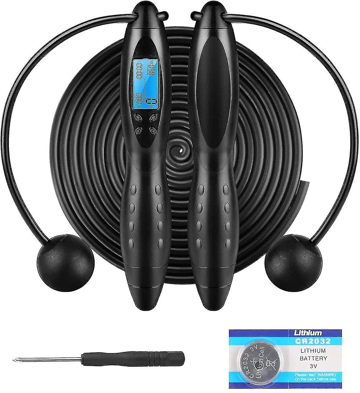 Ping Ropes, Digital Speed Rope Adjustable  Ping Rope Calorie Counter