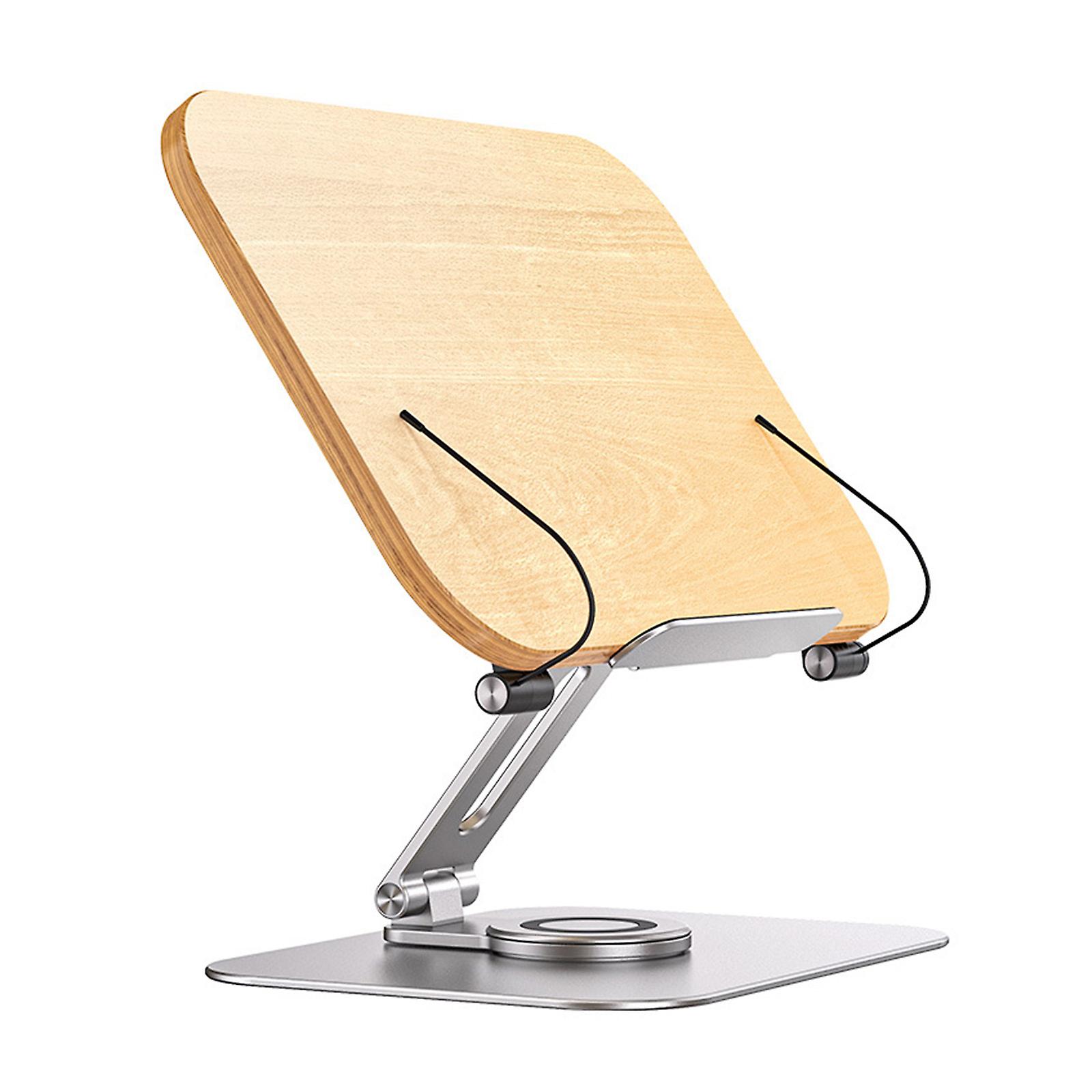 حامل كمبيوتر محمول مكتبي ، حامل خشبي قابل للتعديل للكمبيوتر المحمول ماك بوك برو اللوحي