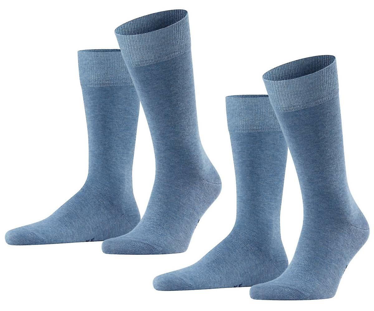 Falke Happy 2 Pack Socks - Light Demin Blue